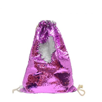 GYM BAG sequin (PURPLE) 35x45