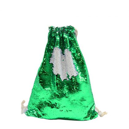 GYM BAG sequin (GREEN) 35x45