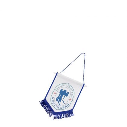 FLAG POLYESTER (18x15cm) BLUE