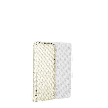 NOTEBOOK A5 sequin (GOLD)