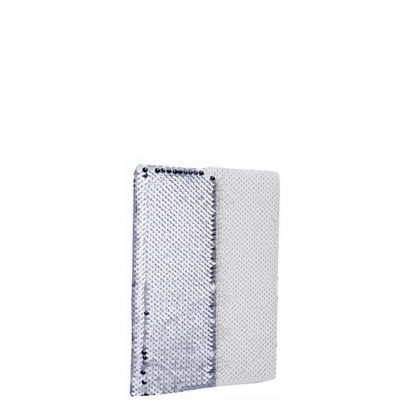 NOTEBOOK A5 sequin (SILVER)