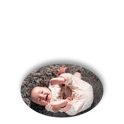 FRIDGE MAGNET - OVAL  4x5.5cm