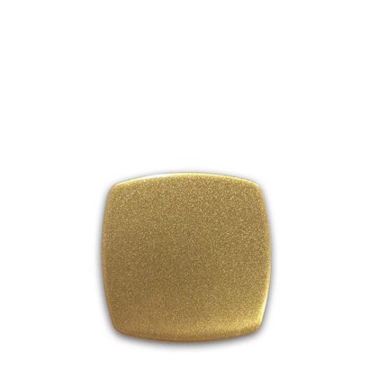 FRIDGE MAGNET -ALUM. (GOLD) SQUARE 5.7x5.7