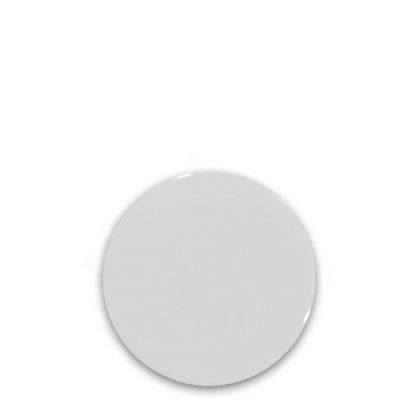 FRIDGE MAGNET -ALUM. (WHITE) ROUND 5.8x5.8
