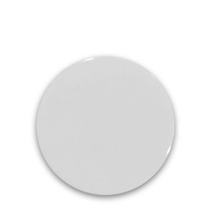 FRIDGE MAGNET -ALUM. (WHITE) ROUND 11x11cm