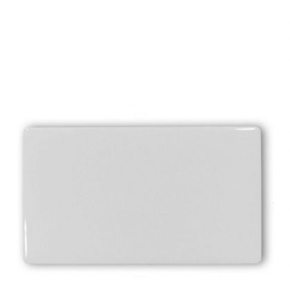 FRIDGE MAGNET -ALUM. (WHITE) RECTAN. 4.8x8.3cm