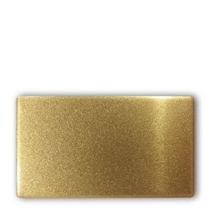 FRIDGE MAGNET -ALUM. (GOLD) RECTAN. 4.8x8.3cm
