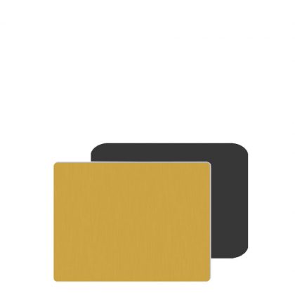 MAGNET (aluminum) RECTANGLE - 5.08x7.62- GOLD