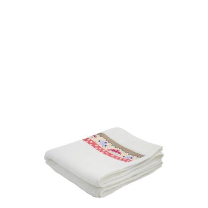 Bath Towel 35x74.5cm (Cotton + Polyester Strip)