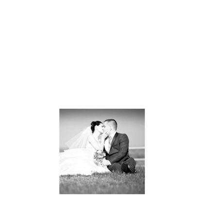 METAL PHOTO PANEL- GLOSS SILVER - 50.8x50.8