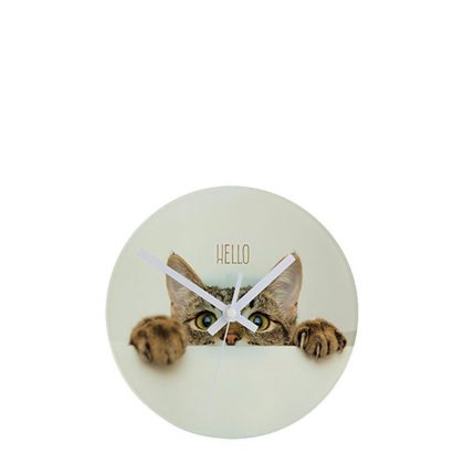 GLASS - CLOCK ROUND - 30cm