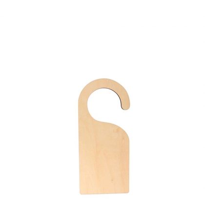 NATURAL WOOD - DOOR HANGER (5mm) 10x23cm