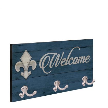 COAT HANGER (MDF) WHITE GLOSS