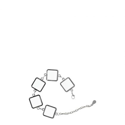 BRACELET Chained with 5 Diamonds