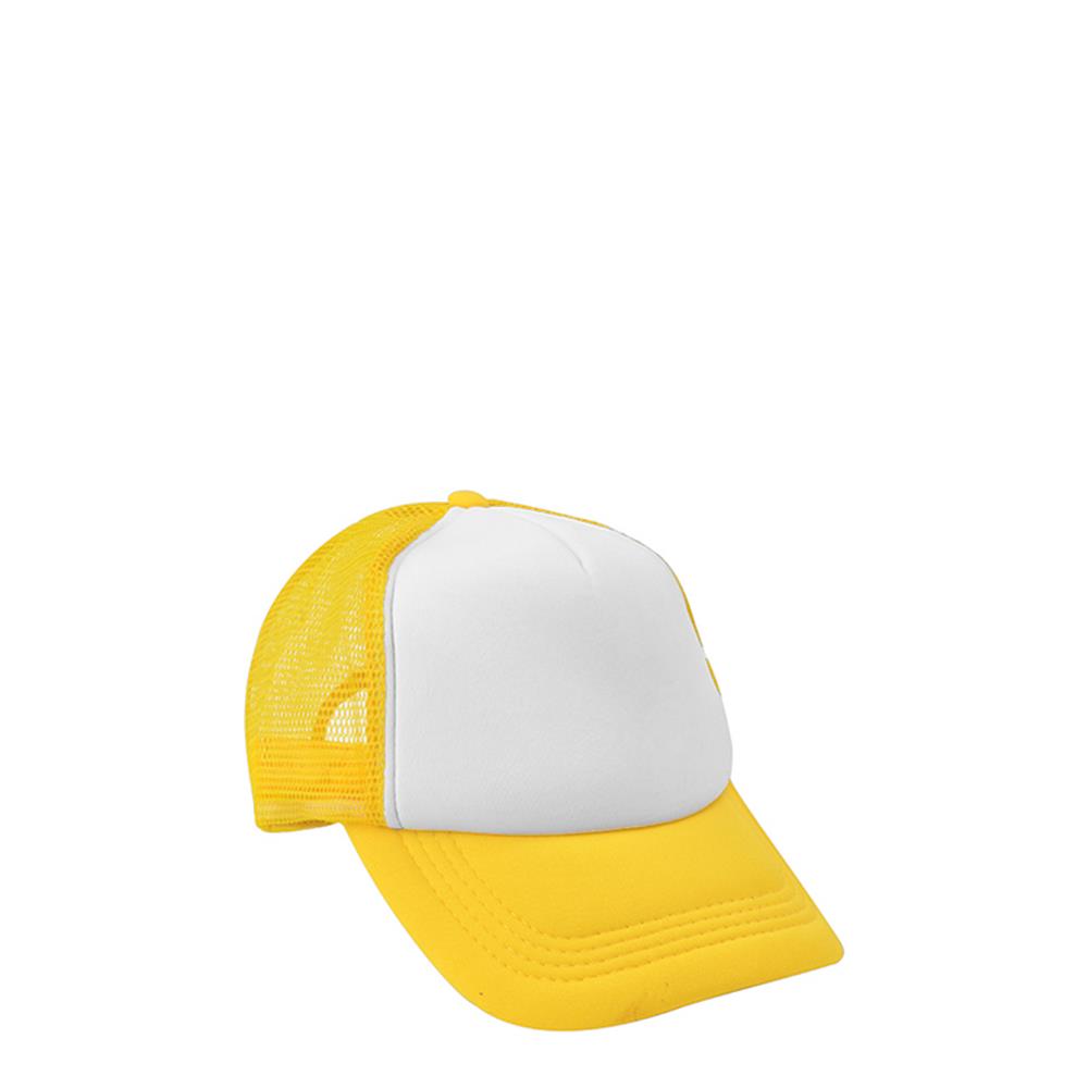 CAP with mesh (ADULT) YELLOW CAP with mesh (ADULT) YELLOW