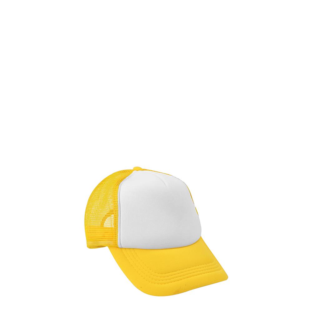 CAP with mesh (KIDS) YELLOW CAP with mesh (KIDS) YELLOW