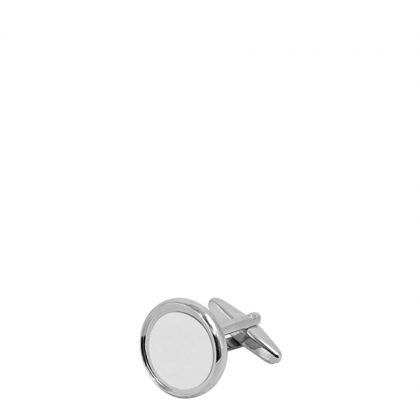 CUFFLINK METAL round