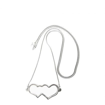 NECKLACE (METAL) HEART to HEART