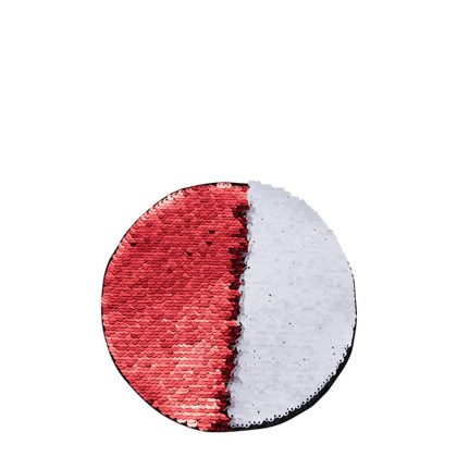 ROUND ADHESIVE sequin (RED) D.19cm