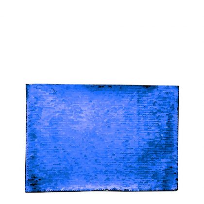 RECTANGLE ADHESIVE sequin (BLUE dark)21x28cm