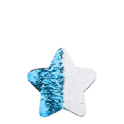 STAR ADHESIVE sequin (BLUE LIGHT) 18x18cm