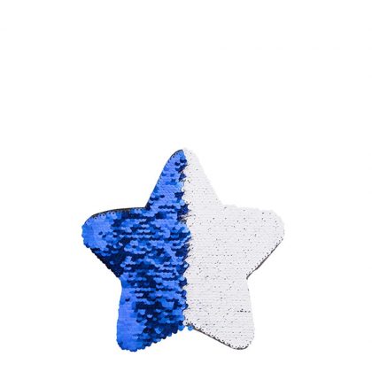 STAR ADHESIVE sequin (BLUE DARK) 18x18cm