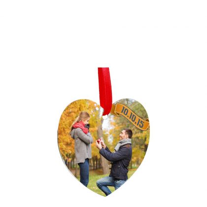 ORNAMENTS ALUMINUM - HEART