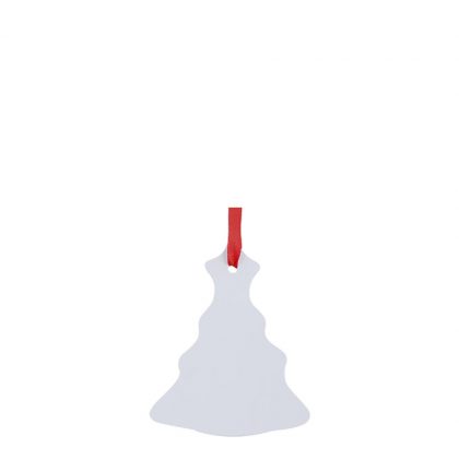 ORNAMENT PLASTIC HPP (TREE) 2-sided 3"