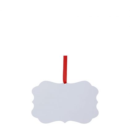 ORNAMENT PLASTIC HPP (RECTAN.) 2-sided 7x11cm