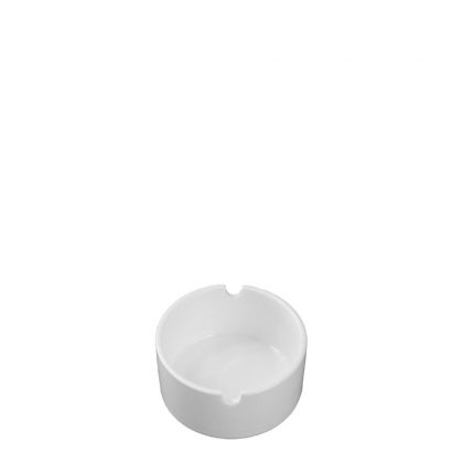 ASHTRAY CERAMIC white