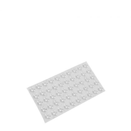 Adhesive Rubber Bumper (Clear) 50pcs