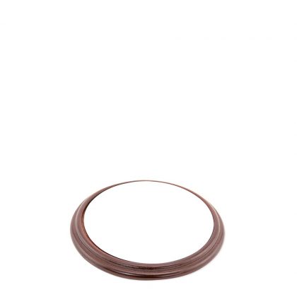 COASTER MAHOGANY- ROUND CORK+INSERT- DIAM.10.79