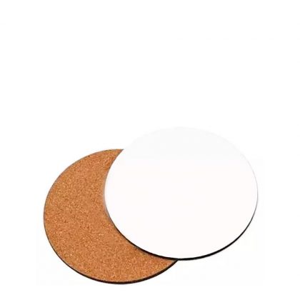 COASTER (HB) ROUND  9.52cm - with CORK