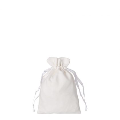 DRAWSTRING BAG double-sided plush 12x17cm