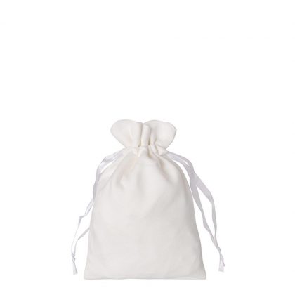 DRAWSTRING BAG double-sided plush 16x23cm