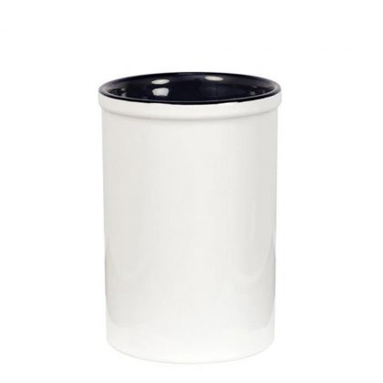 PENCIL HOLDER - CERAMIC/16oz-BLACK