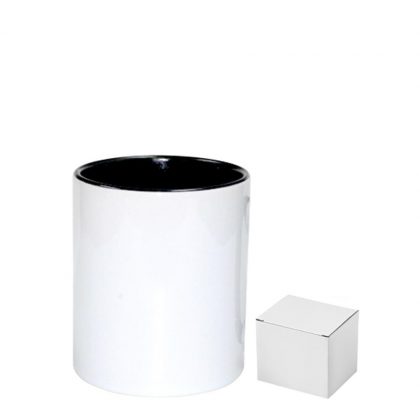 PENCIL HOLDER - CERAMIC/11oz-BLACK     (+box)