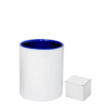 PENCIL HOLDER - CERAMIC/11oz-BLUE      (+box)