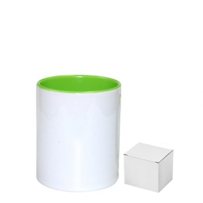 PENCIL HOLDER - CERAMIC/11oz-GREEN LIG.(+box)