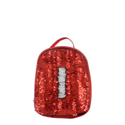 KIDS LUNCH BAG sequin (RED) 18.9x23.7