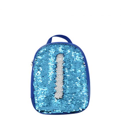 KIDS LUNCH BAG sequin (BLUE) 18.9x23.7