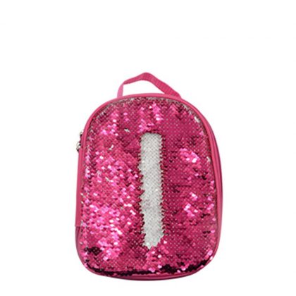 KIDS LUNCH BAG sequin (ROSE) 18.9x23.7