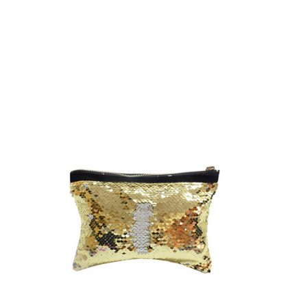 HANDBAG sequin (GOLD) 19.5x14.5