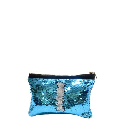 HANDBAG sequin (BLUE) 19.5x14.5