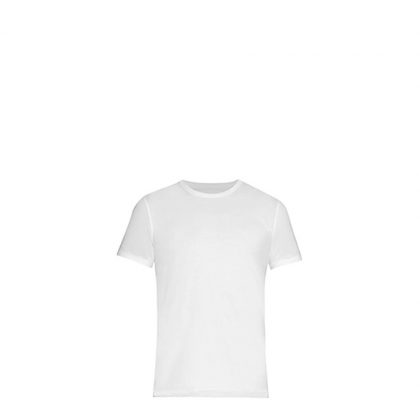 Polyester T-Shirt (KIDS 5-6 years) WHITE 145gr Cotton Feeling