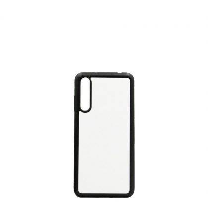 HUAWEI case (P20) TPU BLACK with Alum. Insert