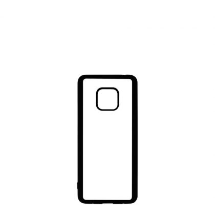 HUAWEI case (MATE 20 Pro) TPU BLACK with Alum. Insert