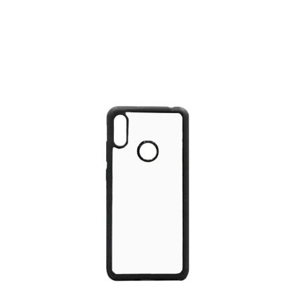 HUAWEI case (Y6 2019) TPU BLACK with Alum. Insert