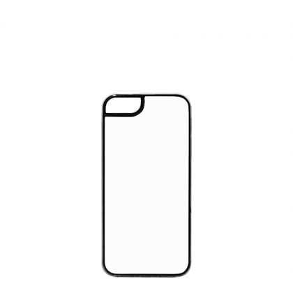 APPLE case (iPHONE 5, 5s) TPU BLACK with Alum. Insert