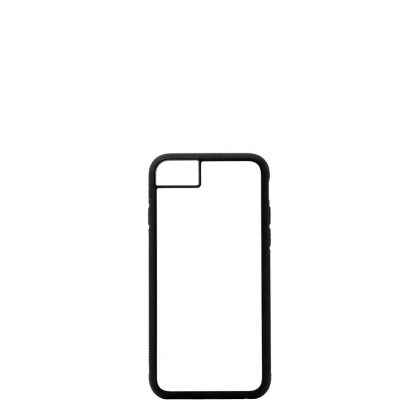 APPLE case (iPHONE 6+, 6s+, 7+, 8+) TPU BLACK with Alum. Insert